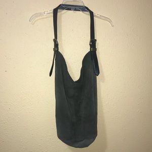 100% Cow Suede leather purse
